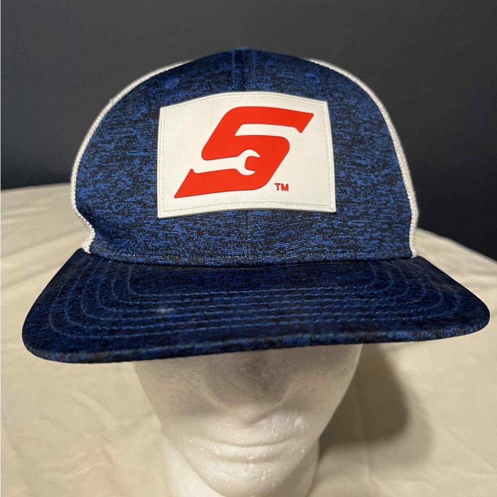 Snap-on Tools Blue, Red & White Mesh Back Snapback Hat